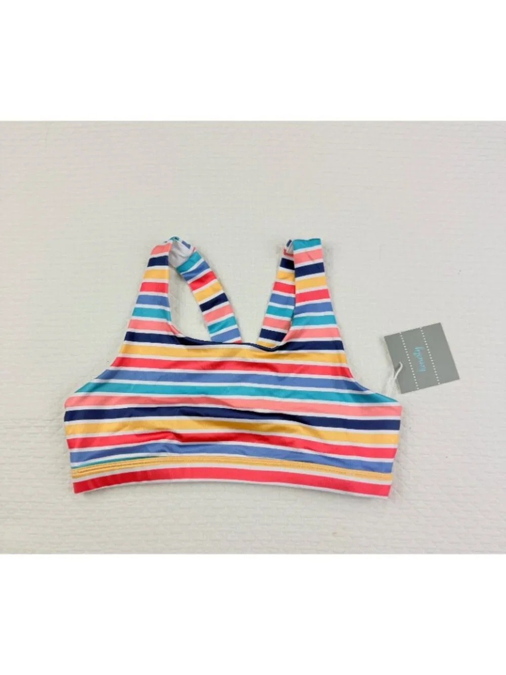 Girls Honesty Sports Bra Striped NWT Size Small 8  NWT $32